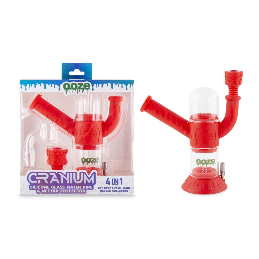 Ooze Cranium Silicone 4-in-1 Hybrid Water Pipe