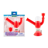 Ooze Cranium Silicone 4-in-1 Hybrid Water Pipe