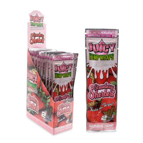 Juicy Jays Terp Enhanced Hemp Wraps 2pk Pouch 25ct POP Display