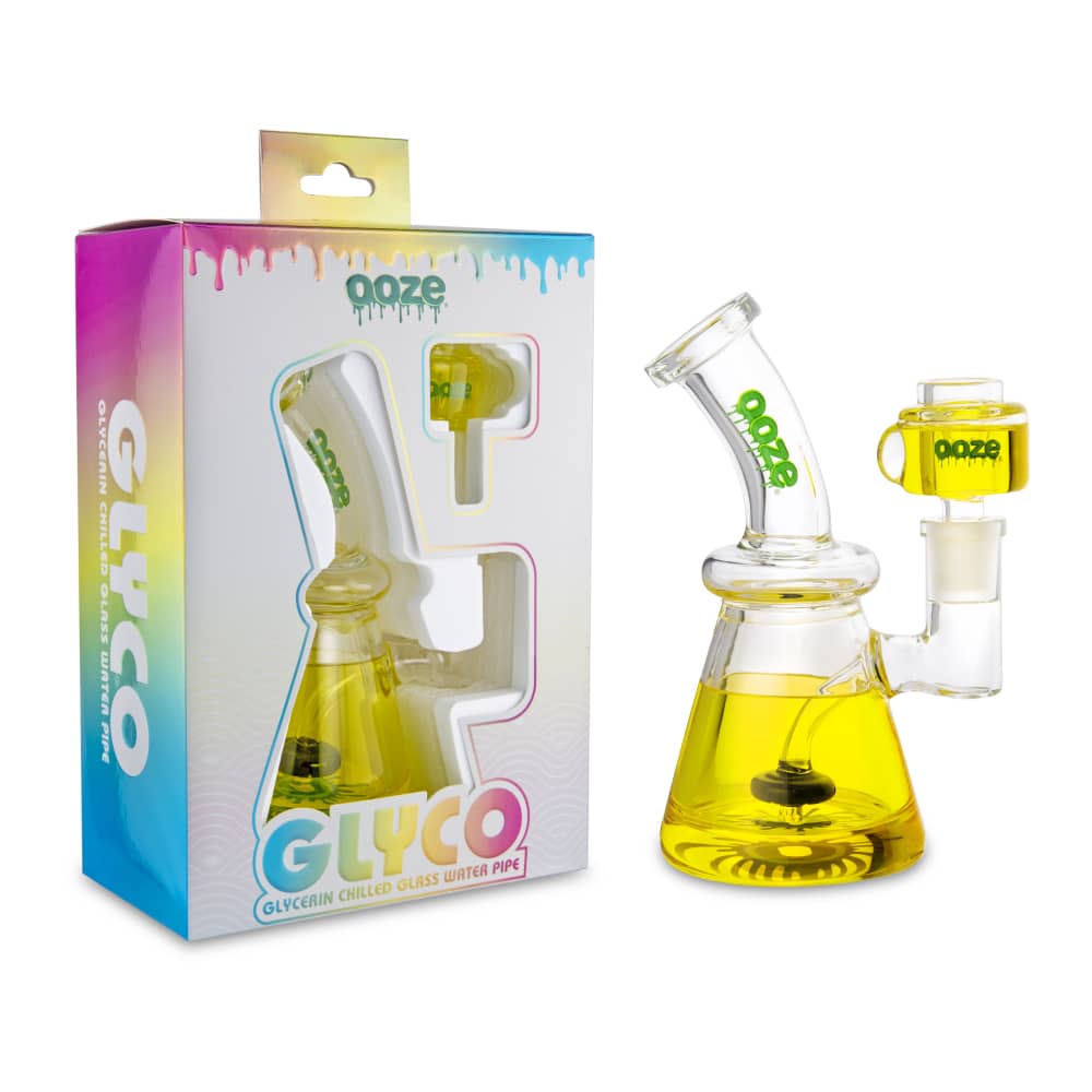 Ooze Glyco Bong Glycerin Chilled Glass Water Pipe