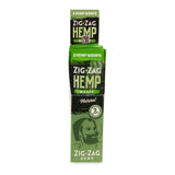 Zig Zag 2pk Natural Hemp Wrap Display – 25ct