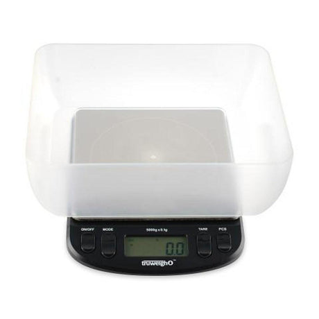 Truweigh Intrepid Series Black Compact Bench Scale with Bowl