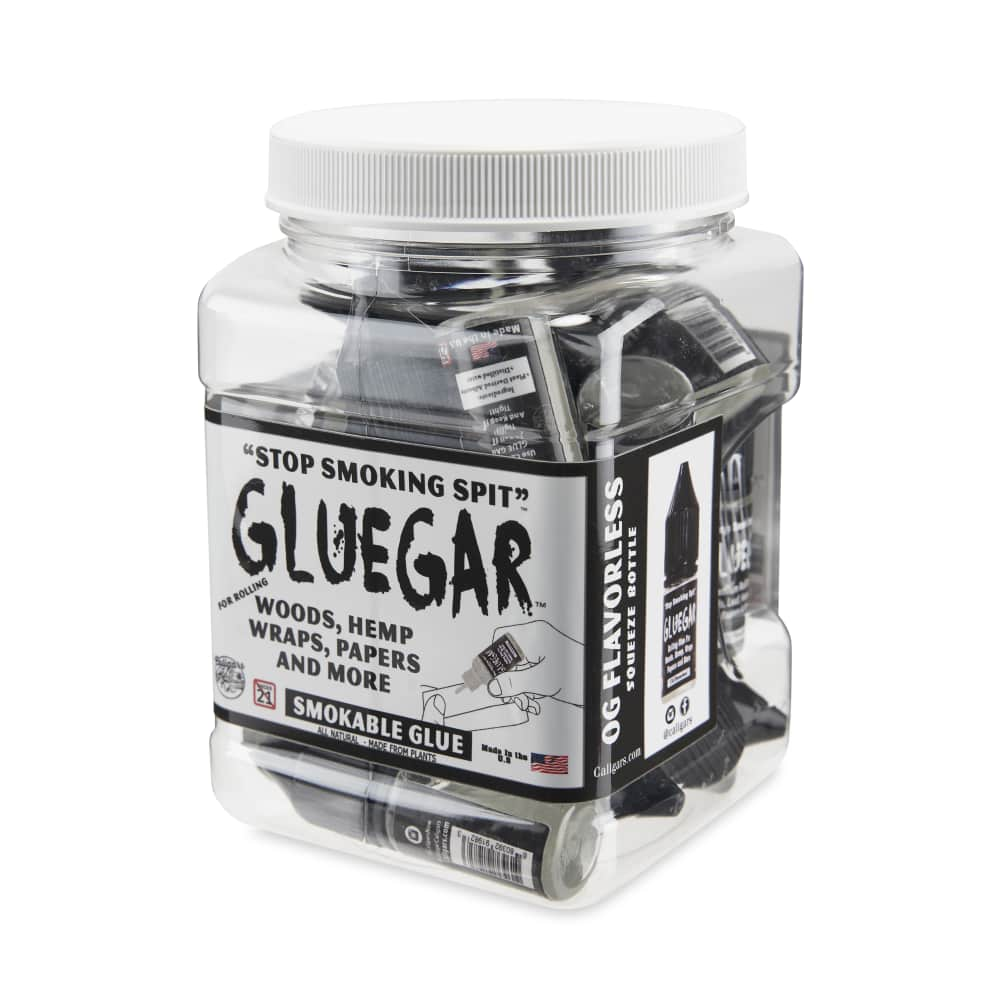 GlueGar OG Flavorless Smokable Glue – 10ml Squeeze Bottle 20ct Display