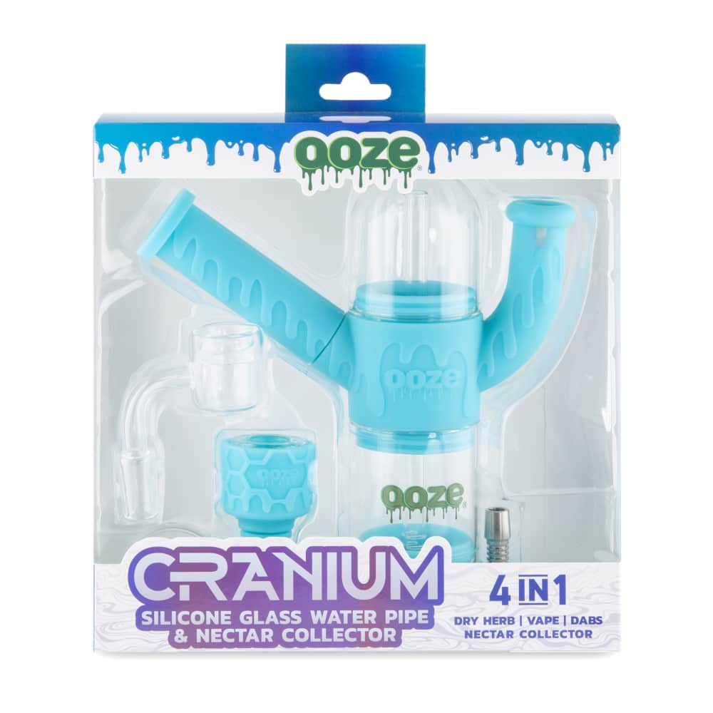 Ooze Cranium Silicone 4-in-1 Hybrid Water Pipe