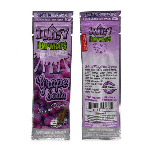 Juicy Jays Terp Enhanced Hemp Wraps 2pk Pouch 25ct POP Display