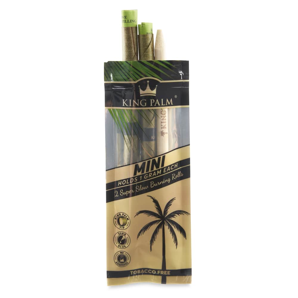 King Palm Mini Size Natural Pre-Roll 2pk Leaf Tubes - 20ct