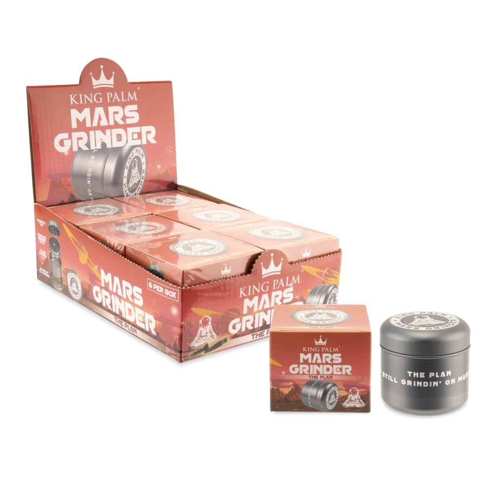 King Palm Mars Grinder - 6ct