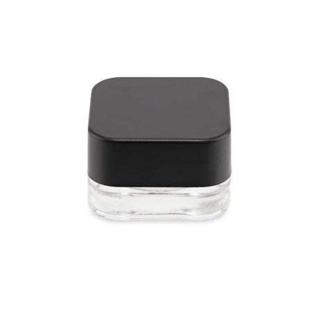 Square 5ml Clear Glass Jar with Lid  250ct