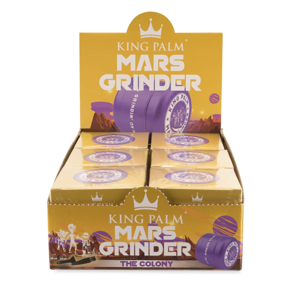 King Palm Mars Grinder - 6ct