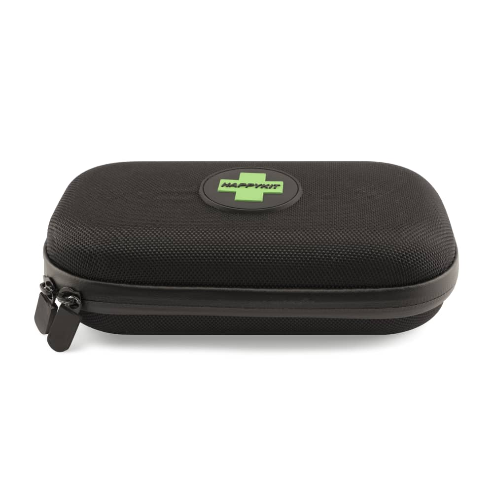 The Very Happy Kit Dab Smell Proof Travel Kit for Concentrates - Black