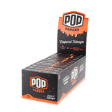 Pop Papers 1 ¼ Size Rolling Papers with Pre-Rolled Flavor Filter Tips 24ct Display