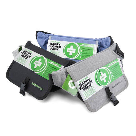 Happy Pack Dry Herb by Happy Kit Travel Smoking Kit Fanny Pack POP Display – 6ct