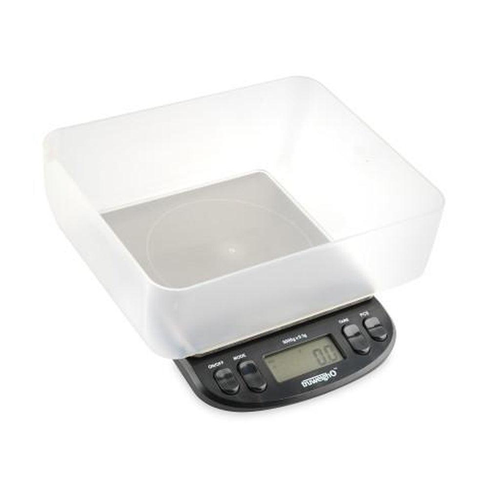 Truweigh Intrepid Series Black Compact Bench Scale with Bowl