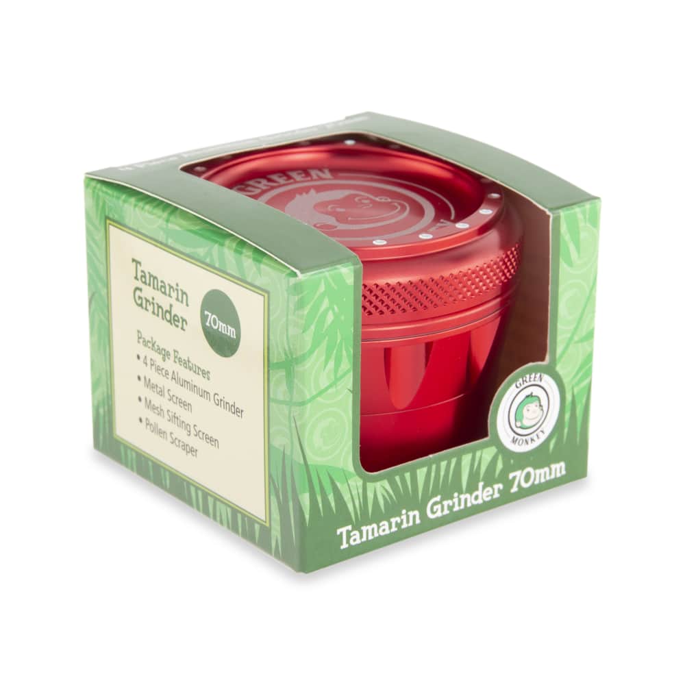 Green Monkey Grinder - Tamarin - 70mm | Cannatron Wholesale Green Monkey Grinder - Tamarin - 70mm | Cannatron Wholesale