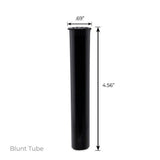 Loud Lock Blunt Tubes Plastic Airtight Smell Proof Joint Container Waterproof Cone Storage Pop Top Vials in Assorted Colors - 1,000 Count