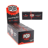 Pop Papers 1 ¼ Size Rolling Papers with Pre-Rolled Flavor Filter Tips 24ct Display