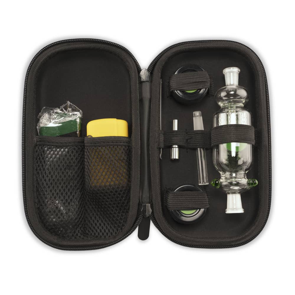 The Very Happy Kit Dab Smell Proof Travel Kit for Concentrates - Black