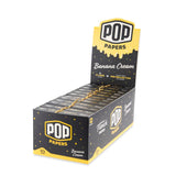 Pop Papers 1 ¼ Size Rolling Papers with Pre-Rolled Flavor Filter Tips 24ct Display