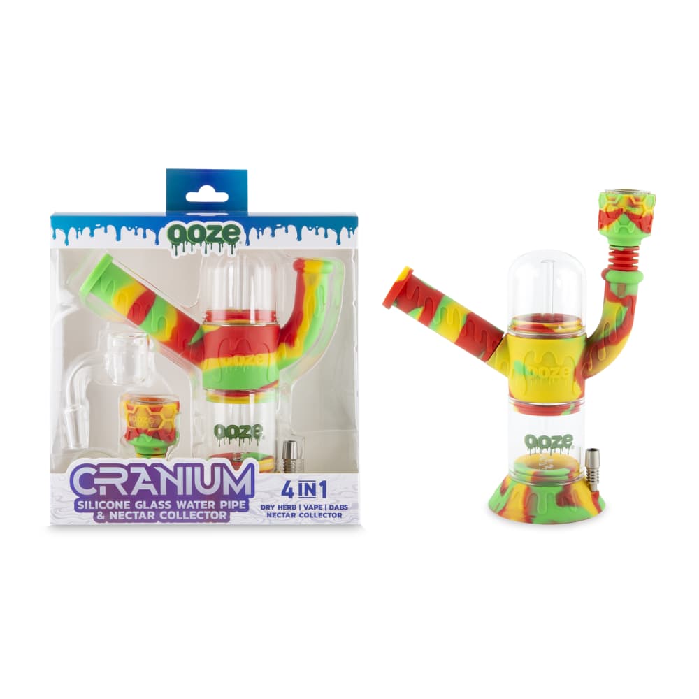 Ooze Cranium Silicone 4-in-1 Hybrid Water Pipe