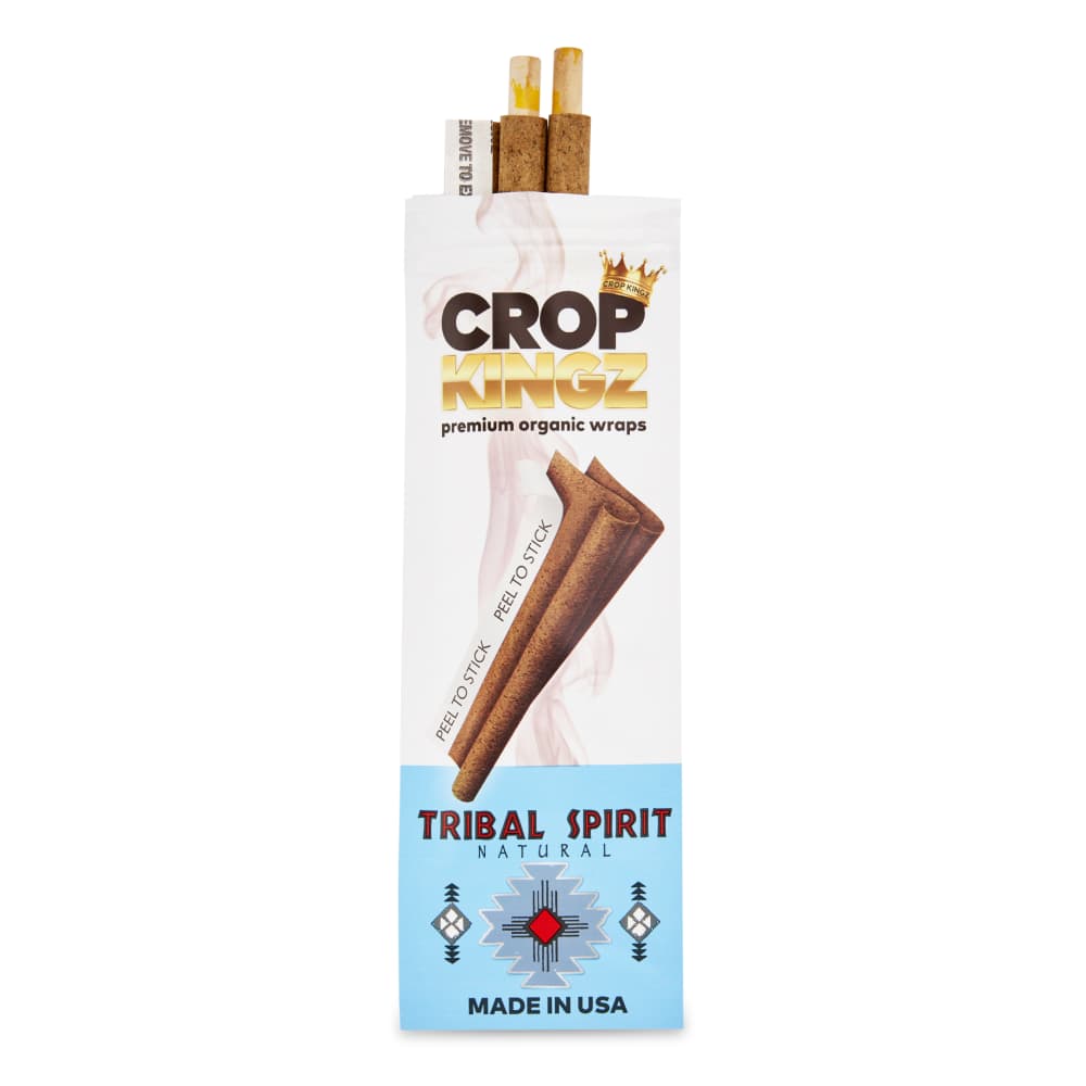 Crop Kingz Self-Sealing Tobacco-Inspired Organic Wraps 15ct Display