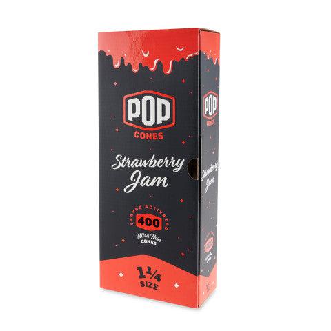 Pop Cones 1 ¼ Size Pre-Rolled Cones with Flavor Tip 400ct Bulk