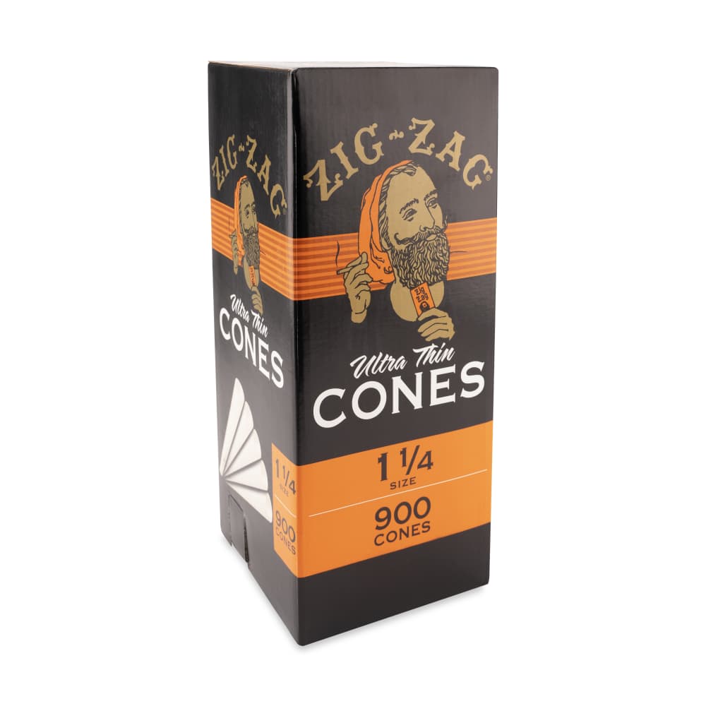 Zig Zag 1 ¼ Size Ultra Thin Bulk Cones  900ct Box