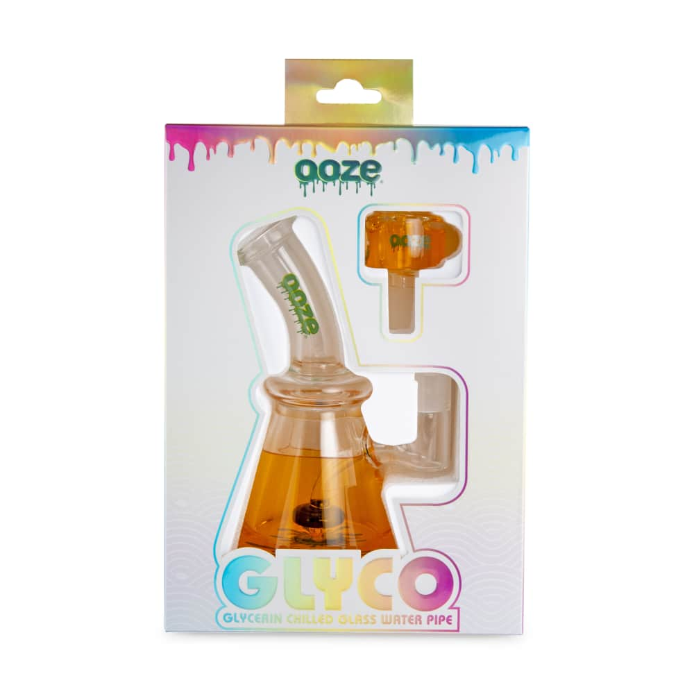 Ooze Glyco Bong Glycerin Chilled Glass Water Pipe