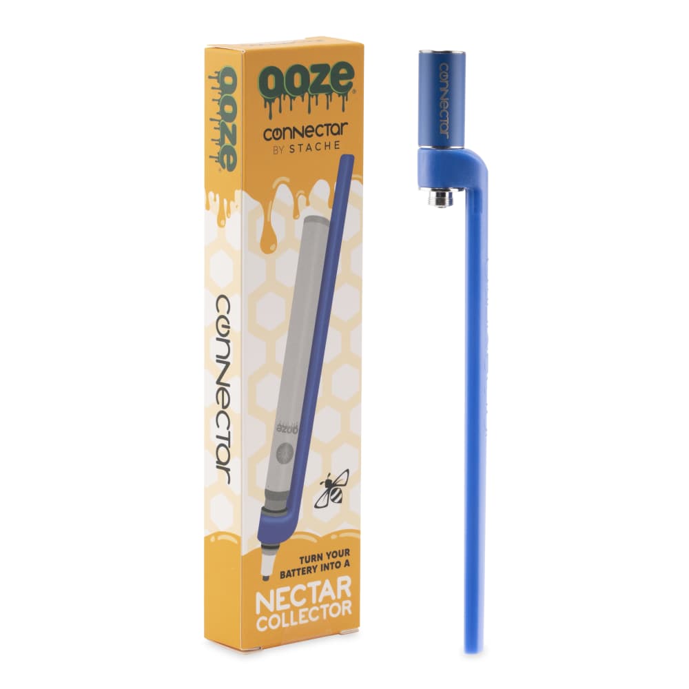 Ooze x Stache ConNectar - 510 Thread Dab Straw Vape Pen Attachment