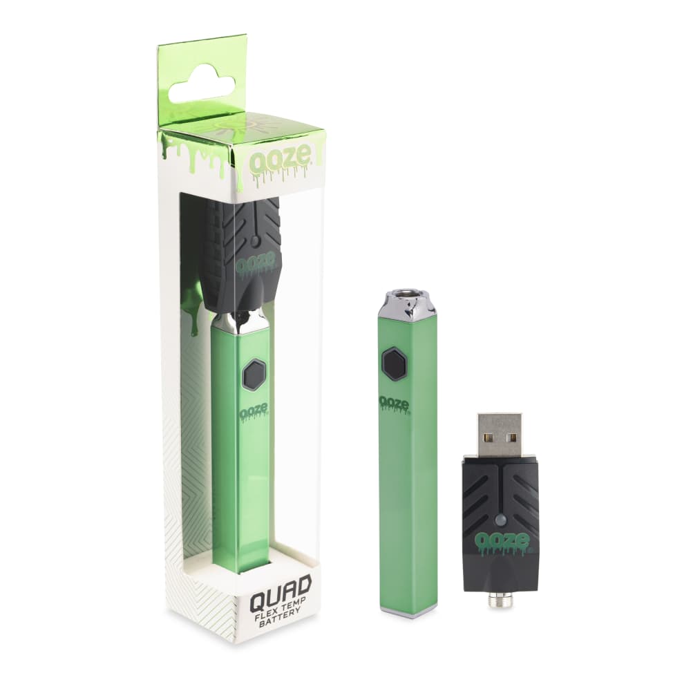 Ooze Quad 510 Thread 500 mAh Square Vape Pen Battery