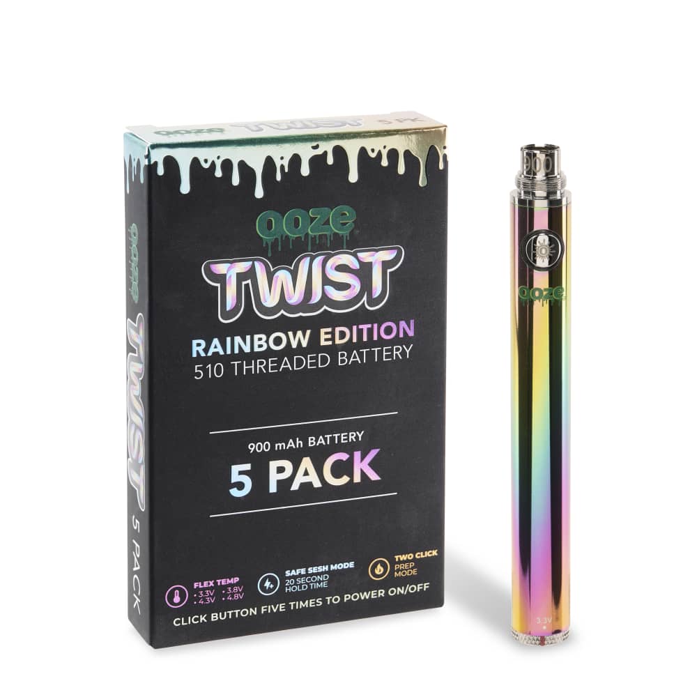 Ooze 900 Twist Battery - 5 Pack