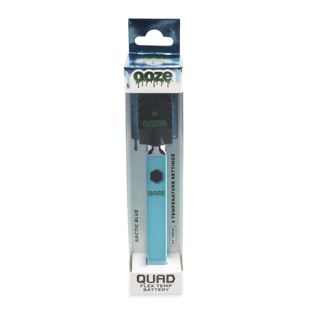 Ooze Quad 510 Thread 500 mAh Square Vape Pen Battery