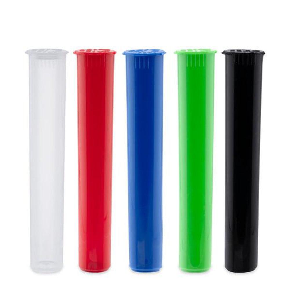 Loud Lock Blunt Tubes Plastic Airtight Smell Proof Joint Container Waterproof Cone Storage Pop Top Vials in Assorted Colors - 1,000 Count