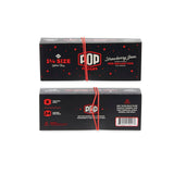 Pop Papers 1 ¼ Size Rolling Papers with Pre-Rolled Flavor Filter Tips 24ct Display