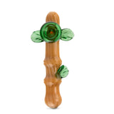 Custom Glass 5” Tree Trunk Hand Pipe