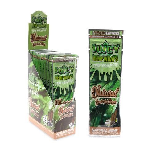 Juicy Jays Terp Enhanced Hemp Wraps 2pk Pouch 25ct POP Display