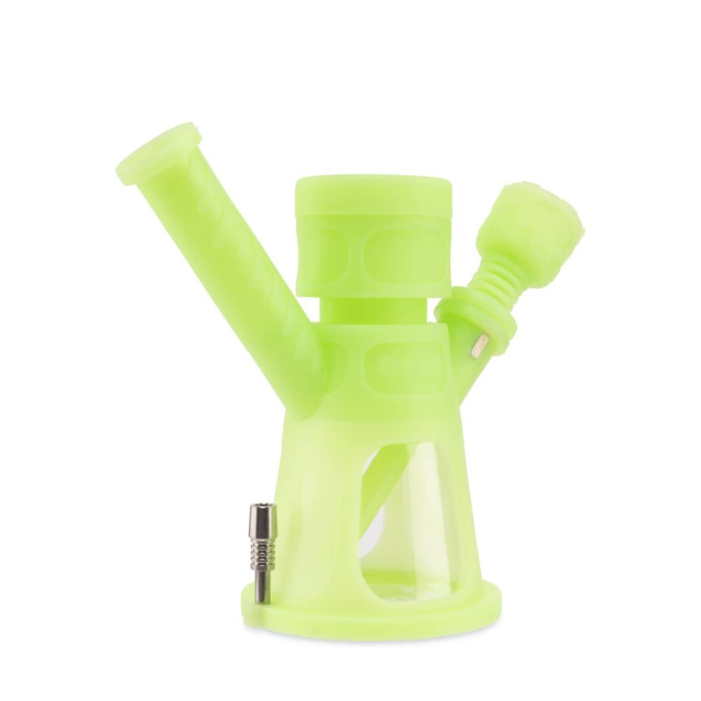 Ooze Hyborg Silicone Glass 4-in-1 Hybrid Water Pipe and Nectar Collector