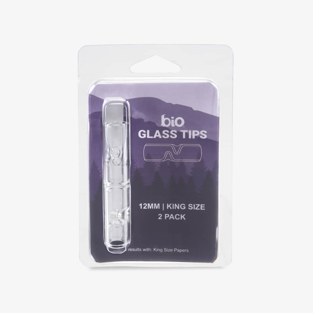 Biohazard 2 Pokes Style Glass Tip 2pk – 12mm King Size - 100ct