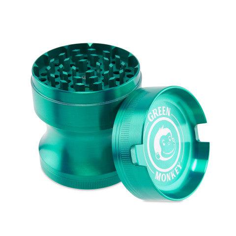 Green Monkey Grinder - Chacma 4pc with Ashtray - 63mm