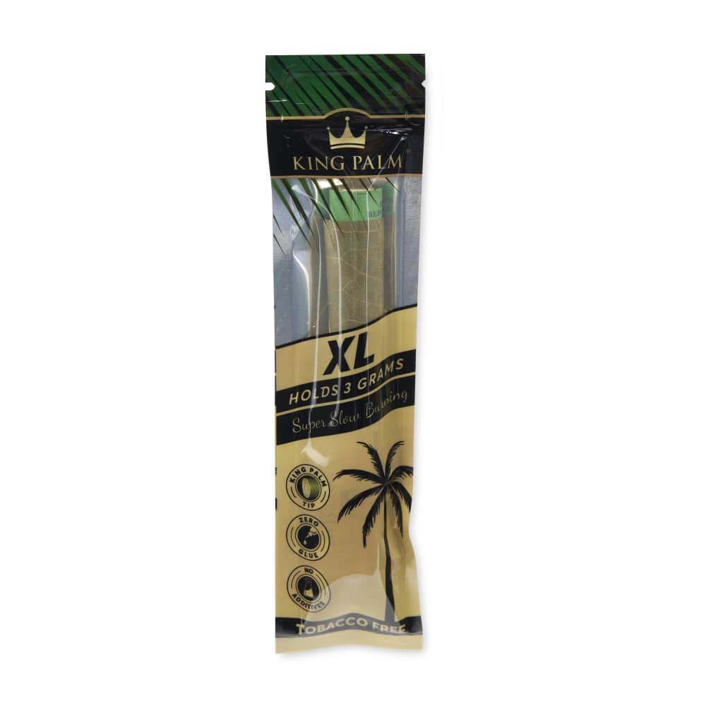 King Palm XL Size 1pk Natural Leaf Tube - 10ct