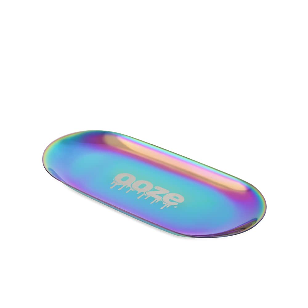 Ooze Rolling Tray - Metal - Aura Rainbow