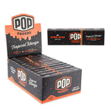 Pop Papers King Size Rolling Papers with Pre-Rolled Flavor Filter Tips 24ct Display