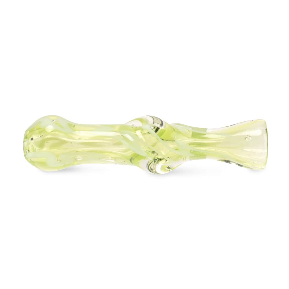 Custom Glass 3" Green Lime Slyme One Hitter Pipe