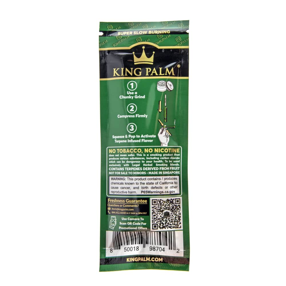 King Palm Mini Flavored 2pk Leaf Tubes - 20ct