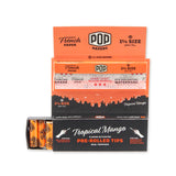 Pop Papers 1 ¼ Size Rolling Papers with Pre-Rolled Flavor Filter Tips 24ct Display