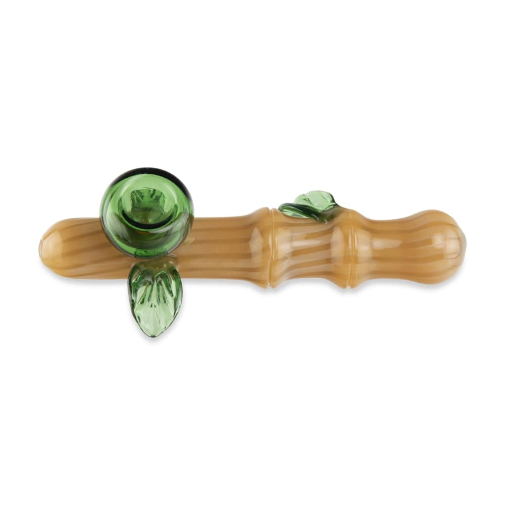 Custom Glass 5” Tree Trunk Hand Pipe