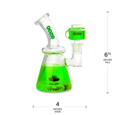 Ooze Glyco Bong Glycerin Chilled Glass Water Pipe