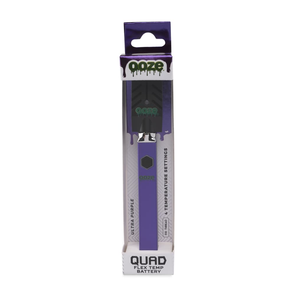 Ooze Quad 510 Thread 500 mAh Square Vape Pen Battery