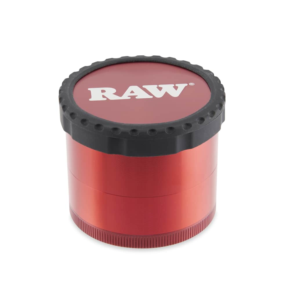 RAW 4-Piece Life Modular Herb Grinder – Red