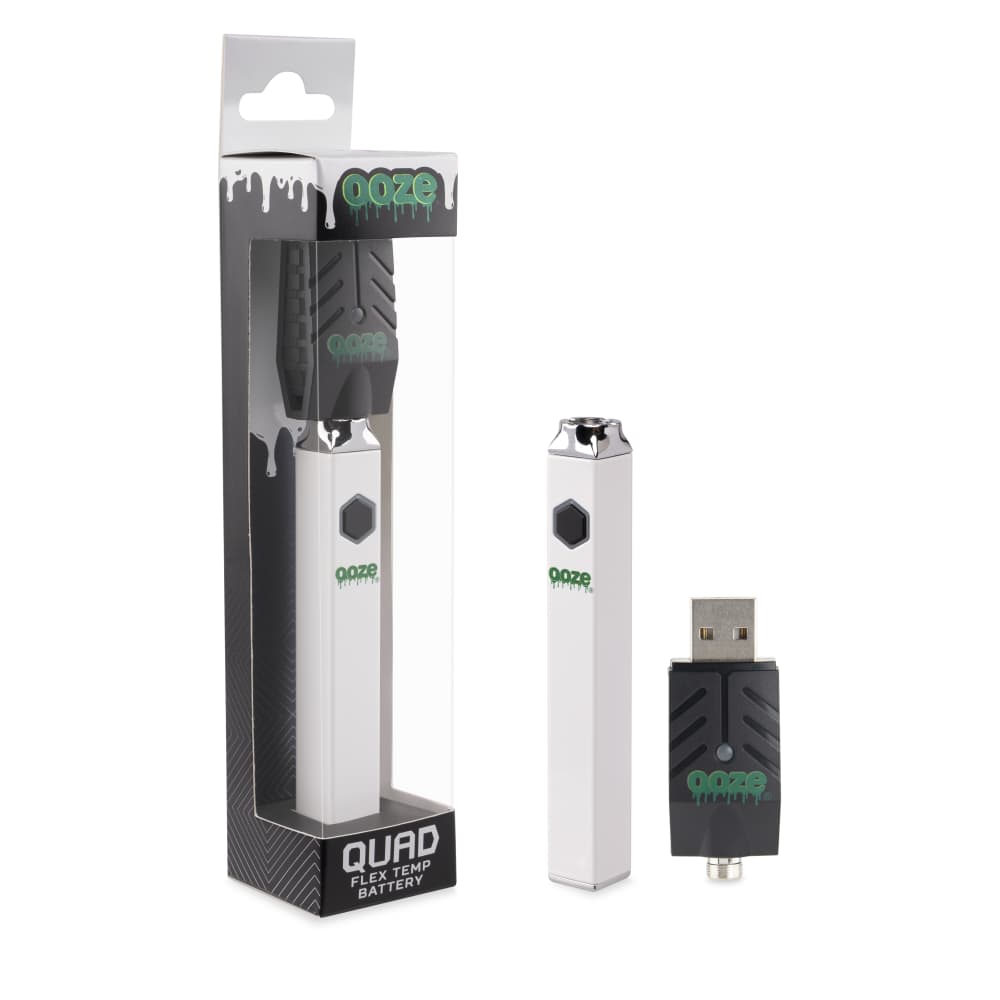 Ooze Quad 510 Thread 500 mAh Square Vape Pen Battery