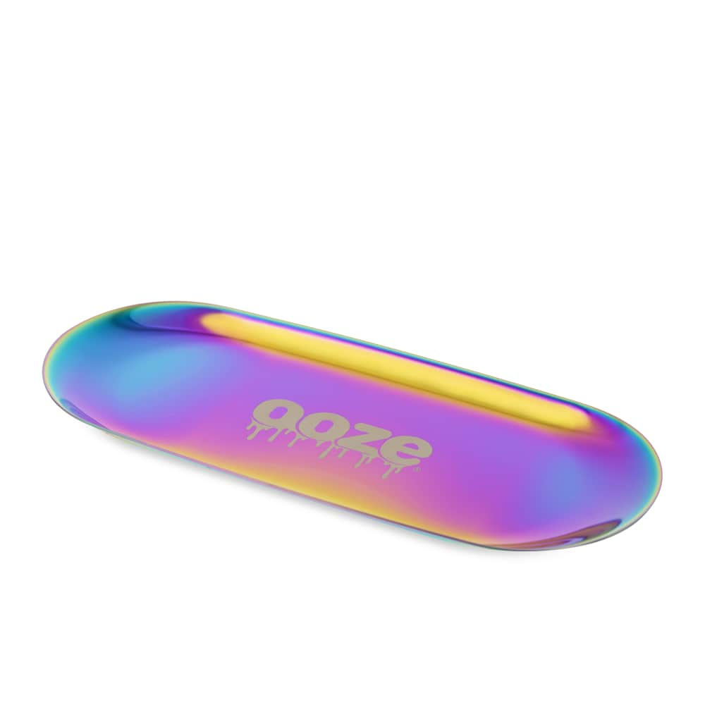 Ooze Rolling Tray - Metal - Aura Rainbow